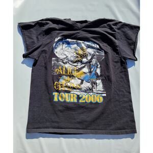 Vintage Alice In Chains Tour 2006 Band T-Shirt Repaired Coller Stitch Size L